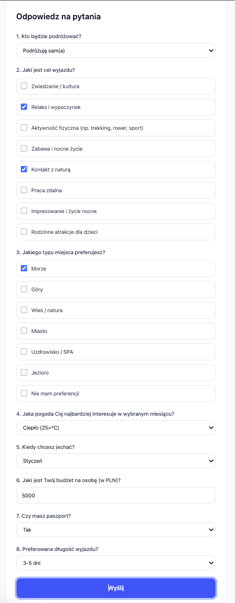 Ankieta preferencji
